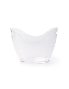 Seau à glace personnalisable transparent PS durable "TRESOK" | SIP19 2