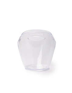 Seau à glace personnalisable transparent PS durable "TRESOK" | SIP19