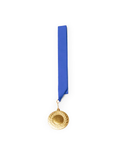 Médaille personnalisable métal Ø5cm avec lanyard "LEDEKI" | SIP19