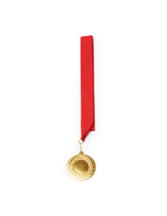 Médaille personnalisable métal Ø5cm avec lanyard "LEDEKI" | SIP19