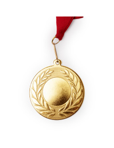 Médaille personnalisable métal Ø5cm avec lanyard "LEDEKI" | SIP19