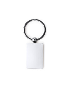 Porte-clés personnalisé métal rotatif large marquage "SOHO" | SIP19
