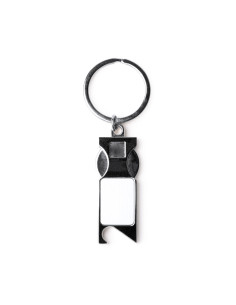 Porte-clés jeton personnalisable métal avec décapsuleur "LIBOK" | SIP19 2