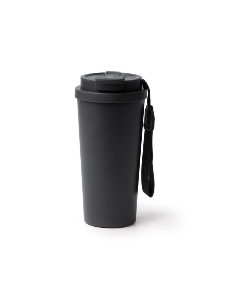 Mug isotherme personnalisable 500ml inox recyclé anti-gouttes "FOLNER" | SIP19