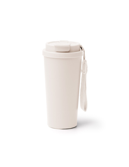 Mug isotherme personnalisable 500ml inox recyclé anti-gouttes "FOLNER" | SIP19