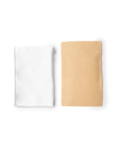 Serviette personnalisable "VEZALI" en microfibre RPET | SIP19