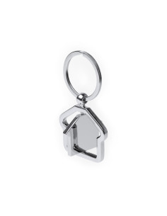 Porte-clés personnalisé métal rotatif forme maison "TUDOR" | SIP19