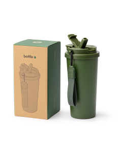 Mug isotherme personnalisable 500ml inox recyclé anti-gouttes "FOLNER" | SIP19