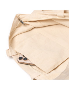 Sac cabas personnalisable coton 230g zippé "BELMOX" | SIP19 2