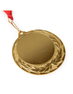 Médaille personnalisable métal Ø7cm avec lanyard "DRESEL" | SIP19