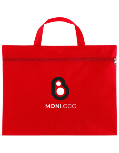 SACOCHE PORTE-DOCUMENTS PERSONNALISABLE 80G "BOSTON" 38x29,5cm