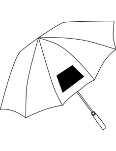 Parapluie personnalisé en rPET "ORA" | SIP19