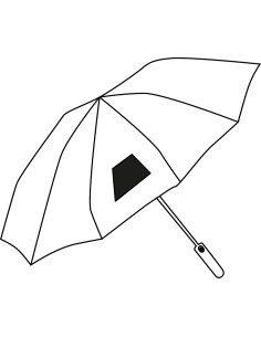 Parapluie personnalisé en polyester "BLIZZARD" | Parapluie publicitaire | SIP19