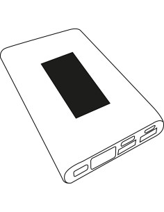 Powerbank personnalisé en aluminium 10 000 mAh "CORE" | SIP19