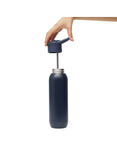 Bouteille isotherme personnalisable inox 600 ml "TREKSTEEL" | SIP19