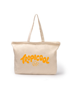 Sac cabas personnalisable coton 230g zippé "BELMOX" | SIP19
