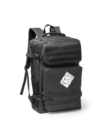 SAC À DOS DE STYLE SPORTIF PERSONNALISABLE EN RPET "FRANCIS" 31x48x24cm