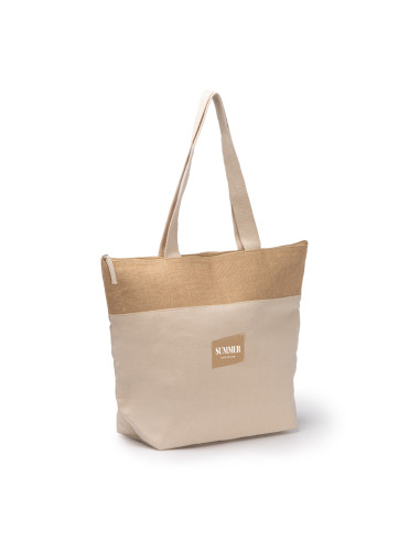 SAC ISOTHERME PERSONNALISABLE EN COTON "MOREA" 43x33x14cm