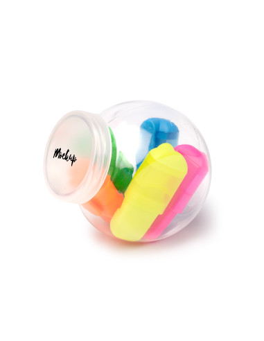 ENSEMBLE DE SURLIGNEURS MULTICOLORES PERSONNALISABLE EN PP "CALVER"