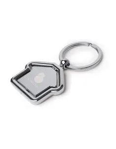 Porte-clés personnalisé métal rotatif forme maison "TUDOR" | SIP19