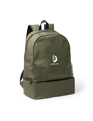 SAC À DOS PERSONNALISABLE EN RPET "CAMBEL" 33x50x24cm