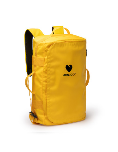 SAC À DOS MULTIFONCTION À PERSONNALISÉ EN CUIR PU ET POLYESTER "LACROIX" 30x50x18cm
