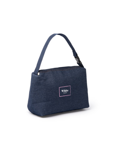 SAC ISOTHERME À PERSONNALISER EN DENIM RECYCLÉ "PEPUX" 26x18x13cm