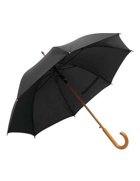 Parapluie personnalisé en bois en rPET "JAZZ" | SIP19