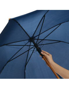 Parapluie personnalisé en bois en rPET "JAZZ" | SIP19