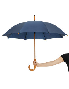 Parapluie personnalisé en bois en rPET "JAZZ" | SIP19
