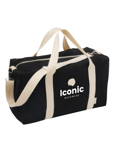 SAC DE SPORT PERSONNALISABLE EN COTON RECYCLÉ ET RPET "BANKURA"