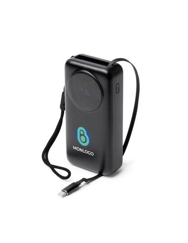 POWERBANK PERSONNALISABLE 20 000 MAH EN ABS "PERAL"