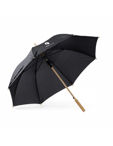 PARAPLUIE PERSONNALISÉ RPET ET BAMBOU "VARME" Ø105cm