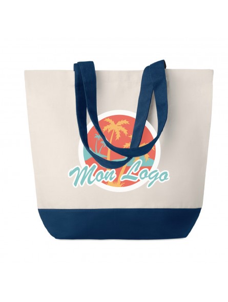 SAC DE PLAGE EN TOILE DE COTON PERSONNALISÉ 170G "KLEUREN BAG"