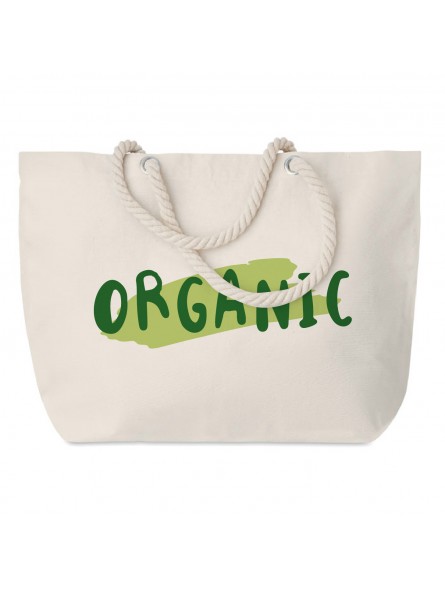 SAC DE PLAGE EN COTON PERSONNALISABLE 220G "MENORCA"