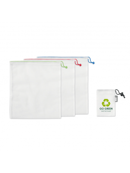 SET DE SACS ALIMENTAIRES PUBLICITAIRES "VEGGIE"