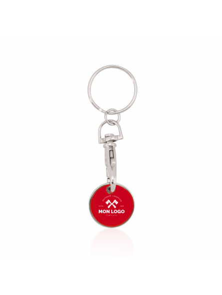 PORTE-CLÉS JETON PERSONNALISÉ "EUROMARKET"
