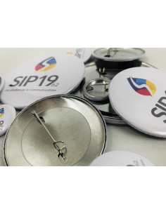 BADGE METAL "VINS" - Badges & Lanyards - SIP19