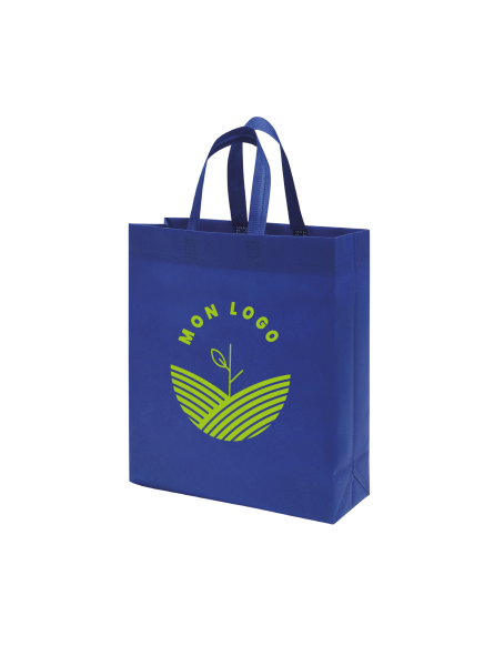 SAC PROMOTIONNEL INTISSE ANSES COURTES AVEC SOUFFLET "LAKE"