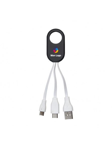 CHARGEUR MULTICÂBLE PERSONNALISÉ "WILLO"