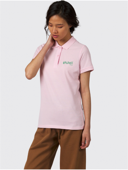POLO FEMME PERSONNALISÉ COTON BIO 170G "INSPIRE"