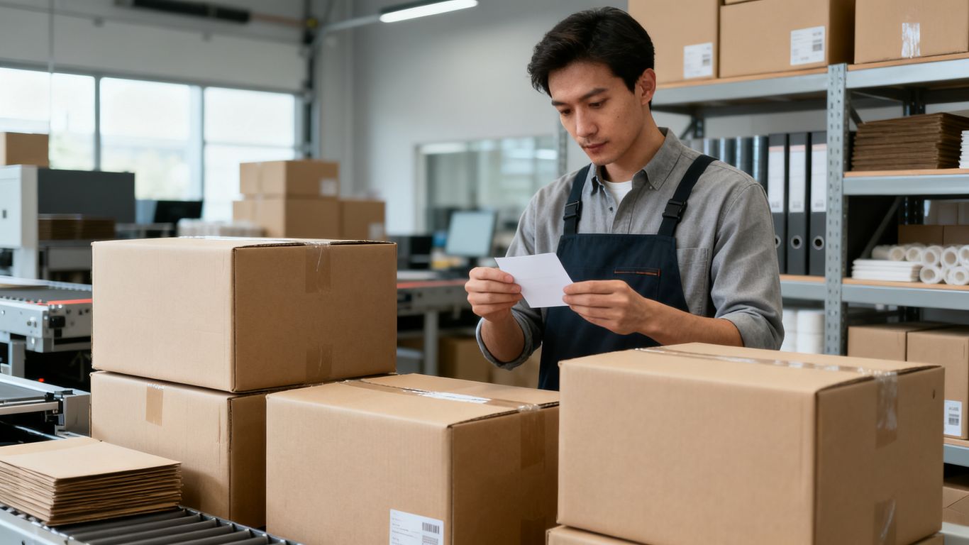 Colis de kits prêts pour l’expédition