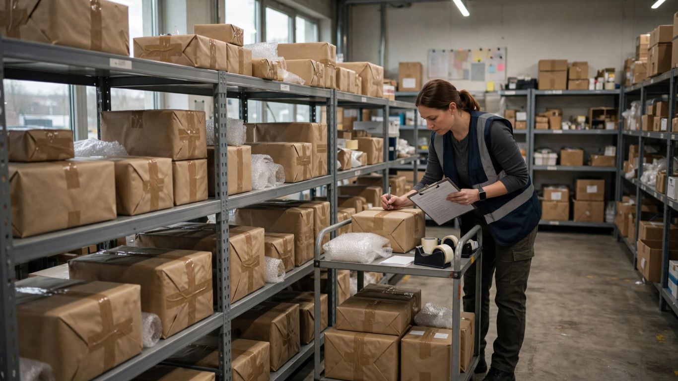 Colis préparés pour des implantations de réseau