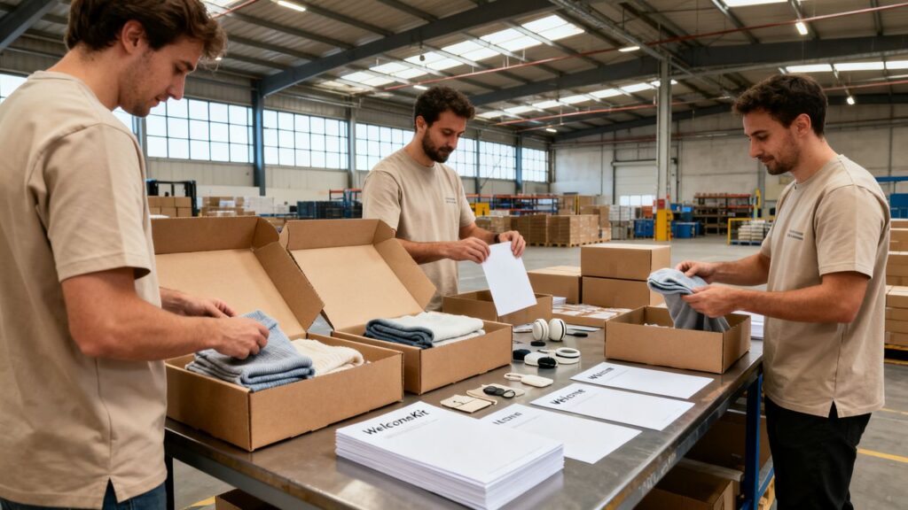 Kitting et welcome packs : la logistique d'un réseau