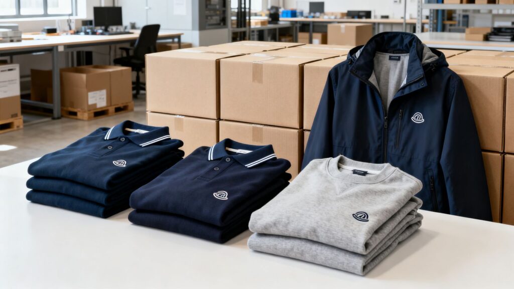 Approvisionnement en textile de marque d'un réseau