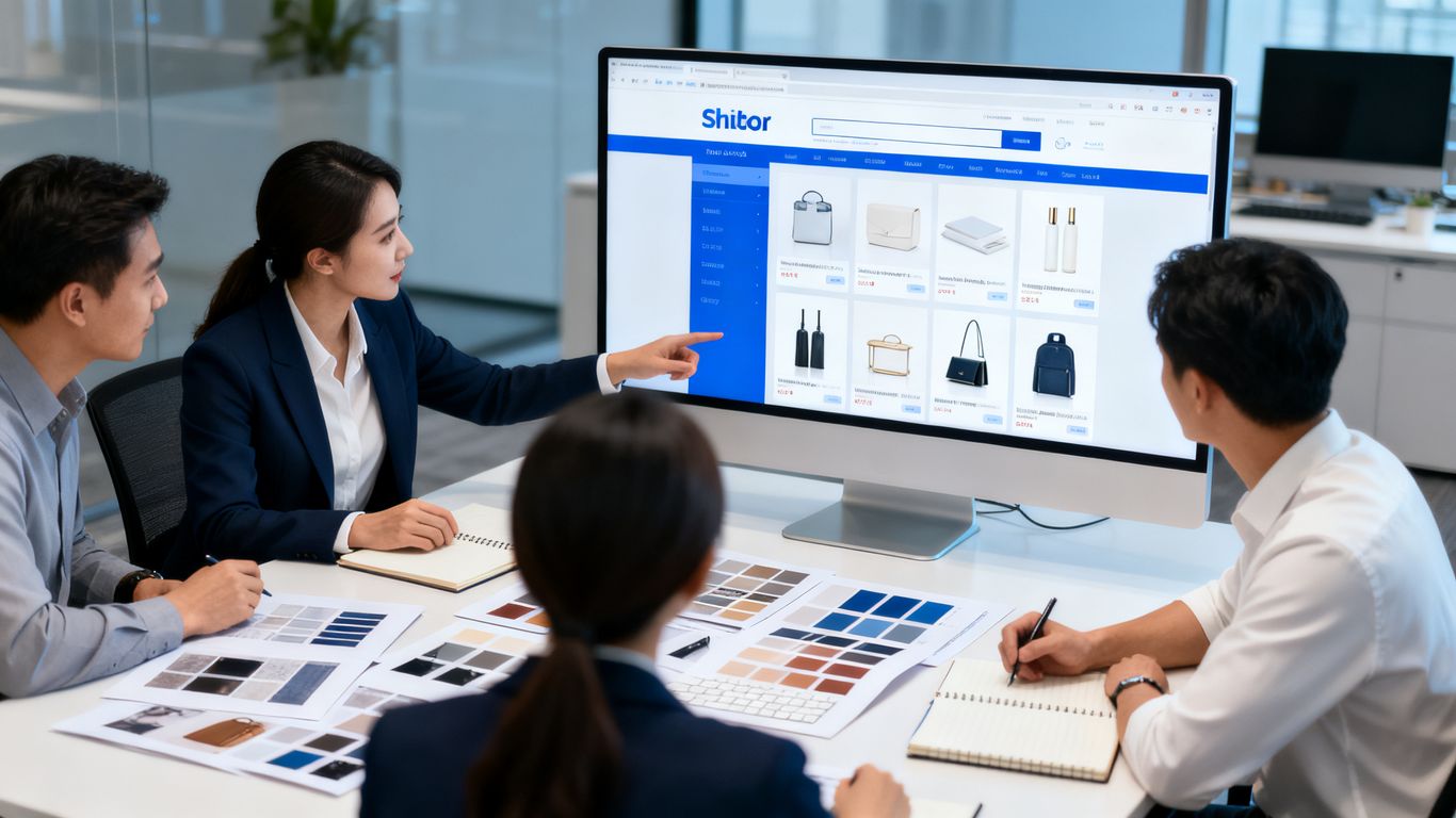 Solution e-boutique vs agence web — Maquette de boutique de marque pilotée par équipe
