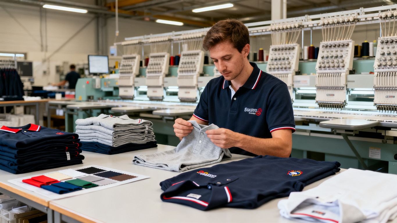 Préparation de textiles personnalisés en atelier