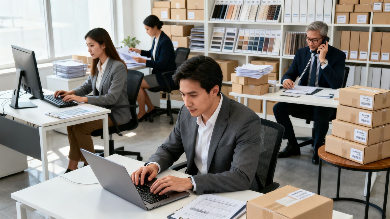 Responsable réseau pilotant les commandes locales