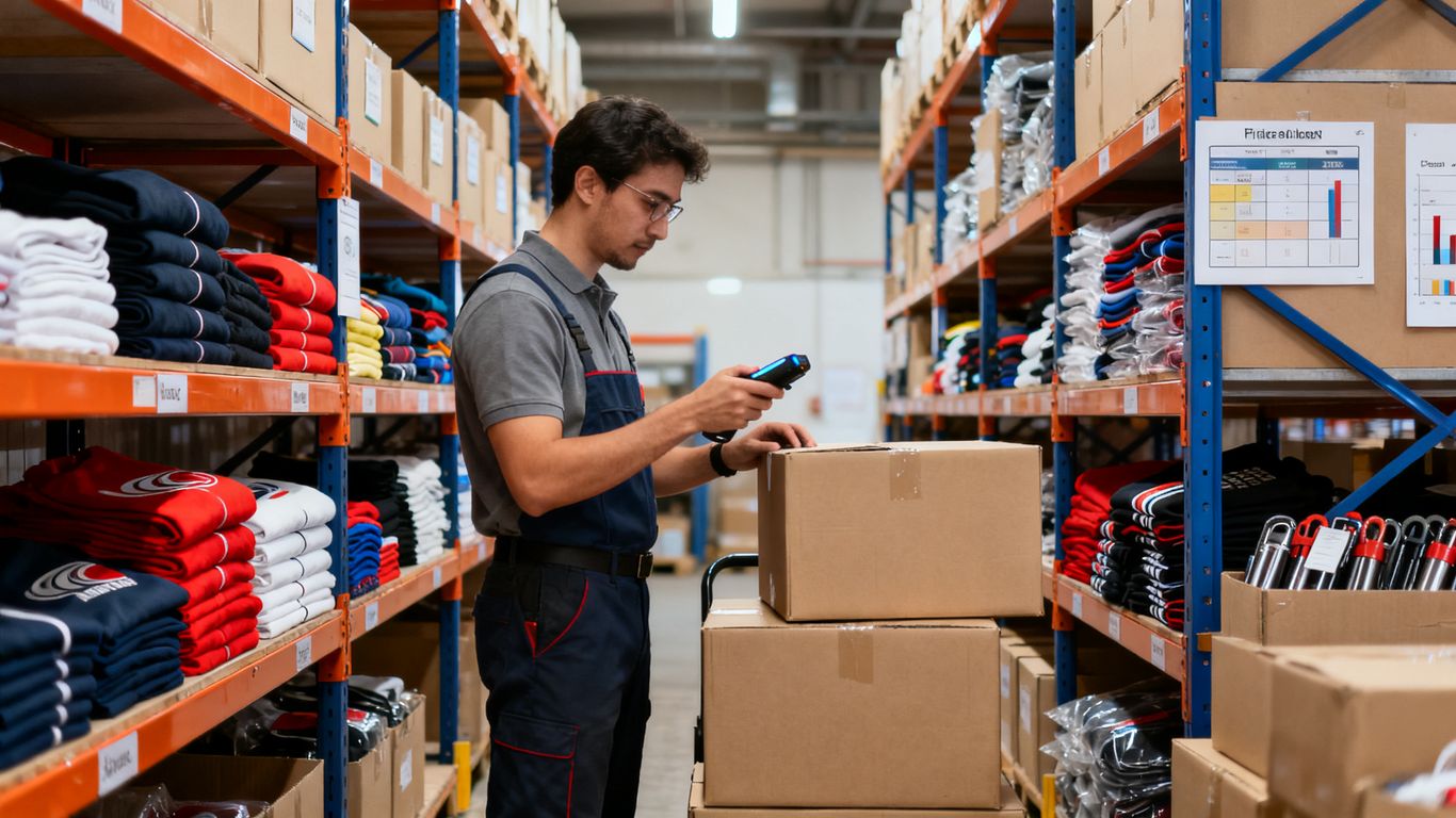 Suivi des stocks et préparation logistique